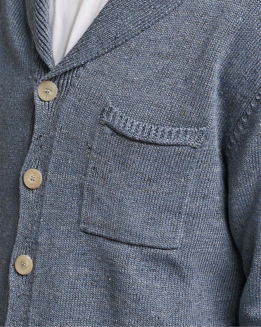 Inis Meáin Washed Linen Pub Jacket Stone at CareOfCarl.com