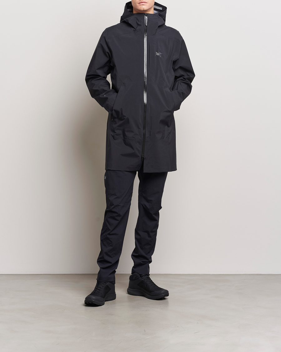 Men | Coats & Jackets | Arc'teryx | Ralle Gore-Tex Long Jacket Black