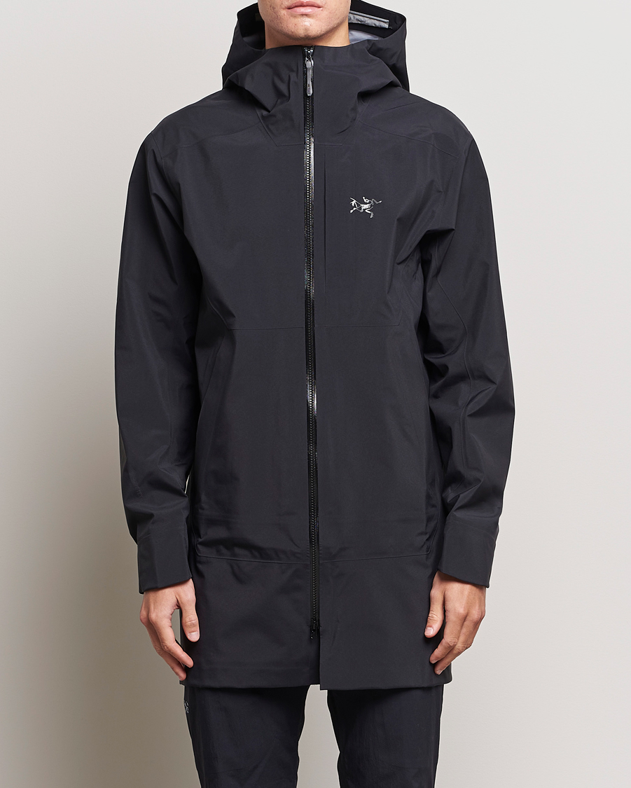 Men | Coats & Jackets | Arc'teryx | Ralle Gore-Tex Long Jacket Black