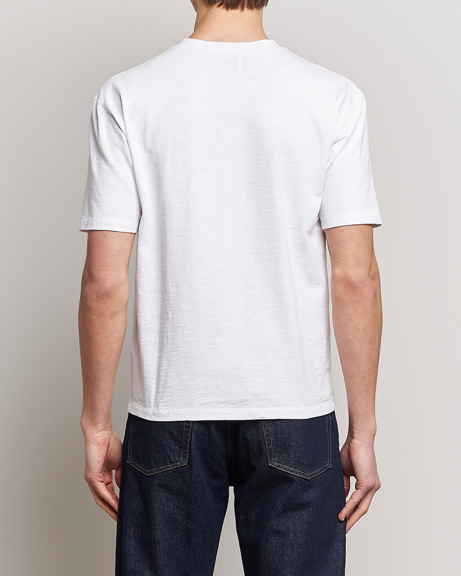 Men | T-Shirts | Drake's | Cotton Pocket T-Shirt White