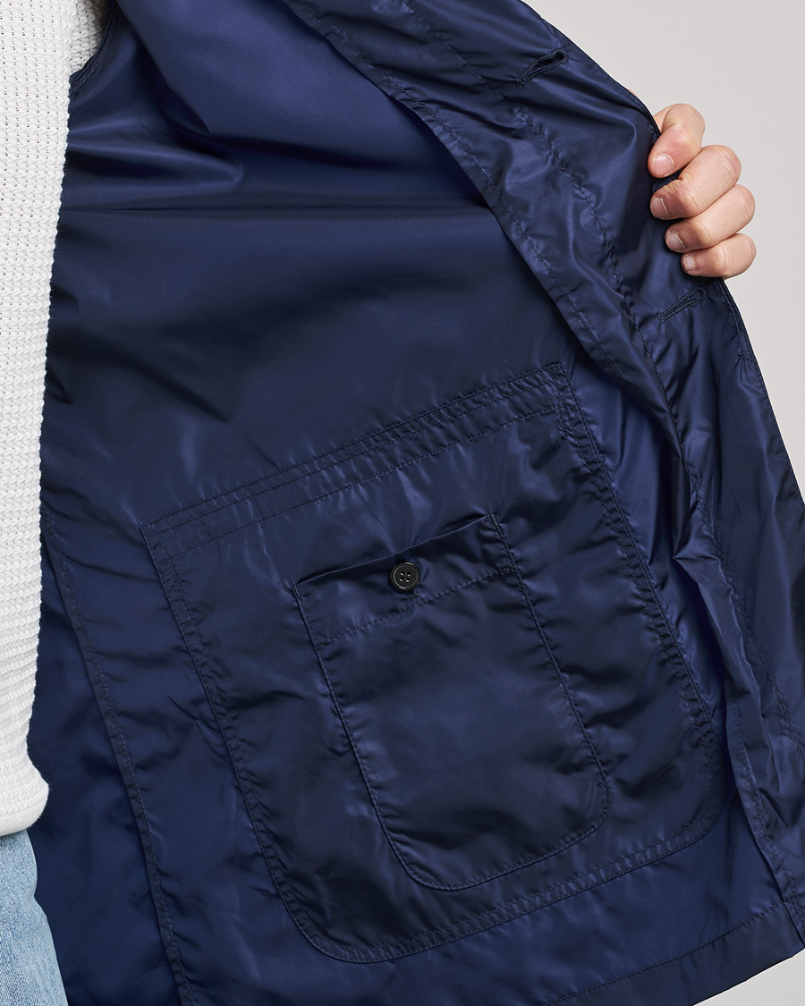 Men | Coats & Jackets | Mackintosh | Rain Shine Torrential A Line Coat Navy