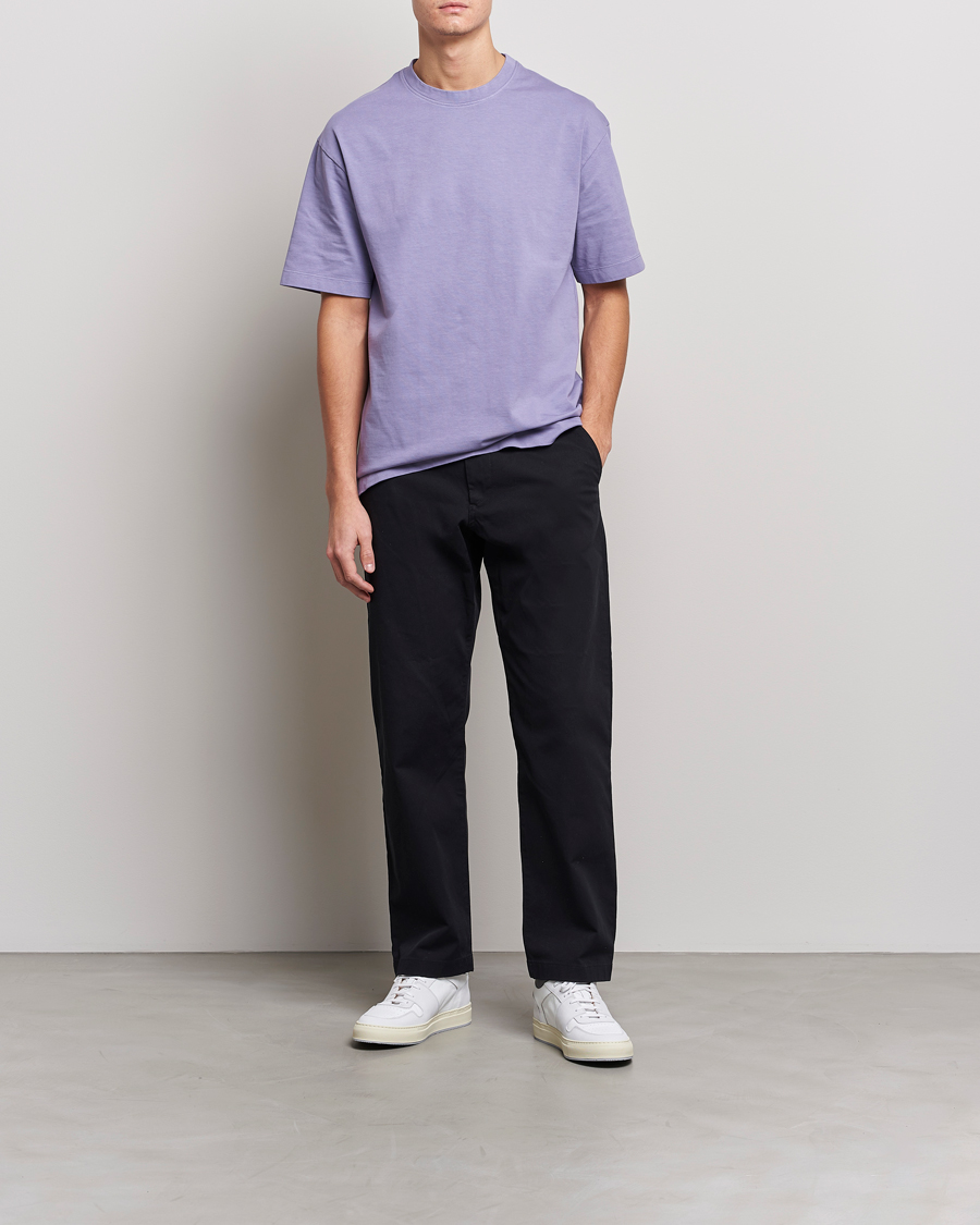 Men | T-Shirts | Massimo Alba | Nevis Short Sleeve T-Shirt Iris