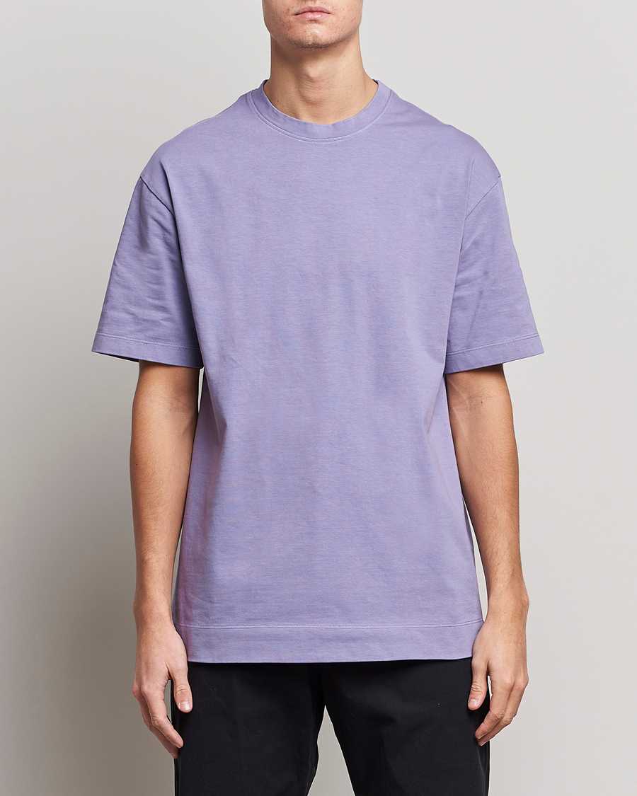 Men | T-Shirts | Massimo Alba | Nevis Short Sleeve T-Shirt Iris