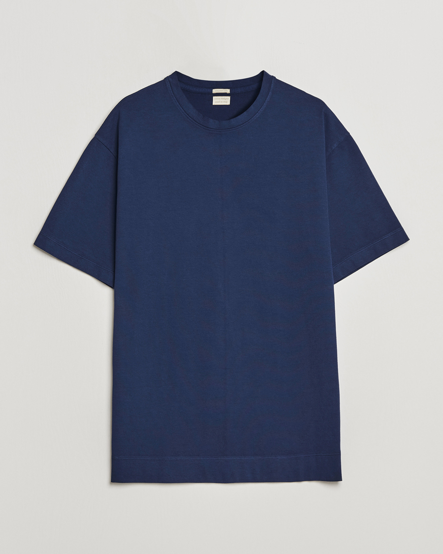 Men | T-Shirts | Massimo Alba | Nevis Short Sleeve T-Shirt Navy