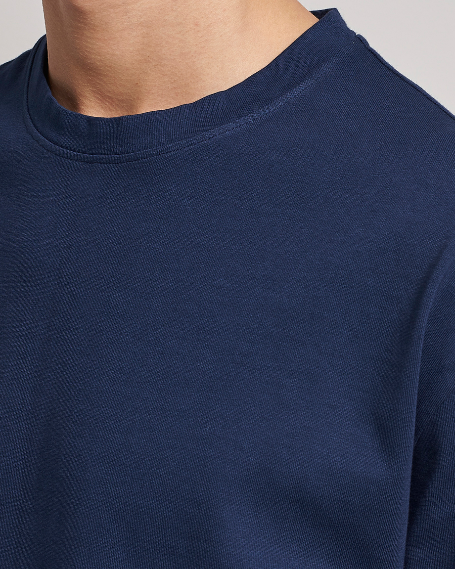 Men | T-Shirts | Massimo Alba | Nevis Short Sleeve T-Shirt Navy