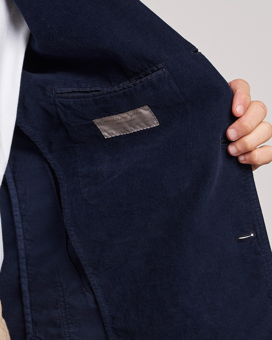 Men | Blazers | Massimo Alba | Baglietto Baby Corduroy Jacket Navy