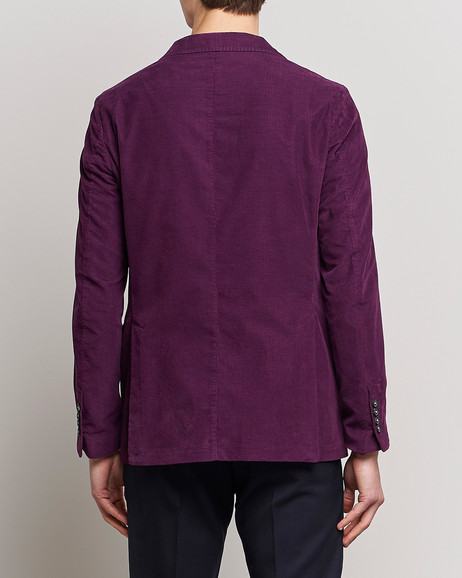 Men | Blazers | Massimo Alba | Baby Corduroy Blazer Plum
