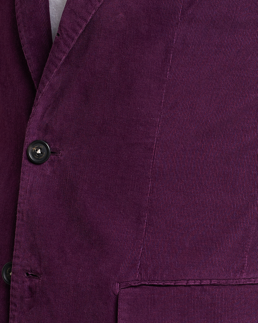 Men | Blazers | Massimo Alba | Baby Corduroy Blazer Plum