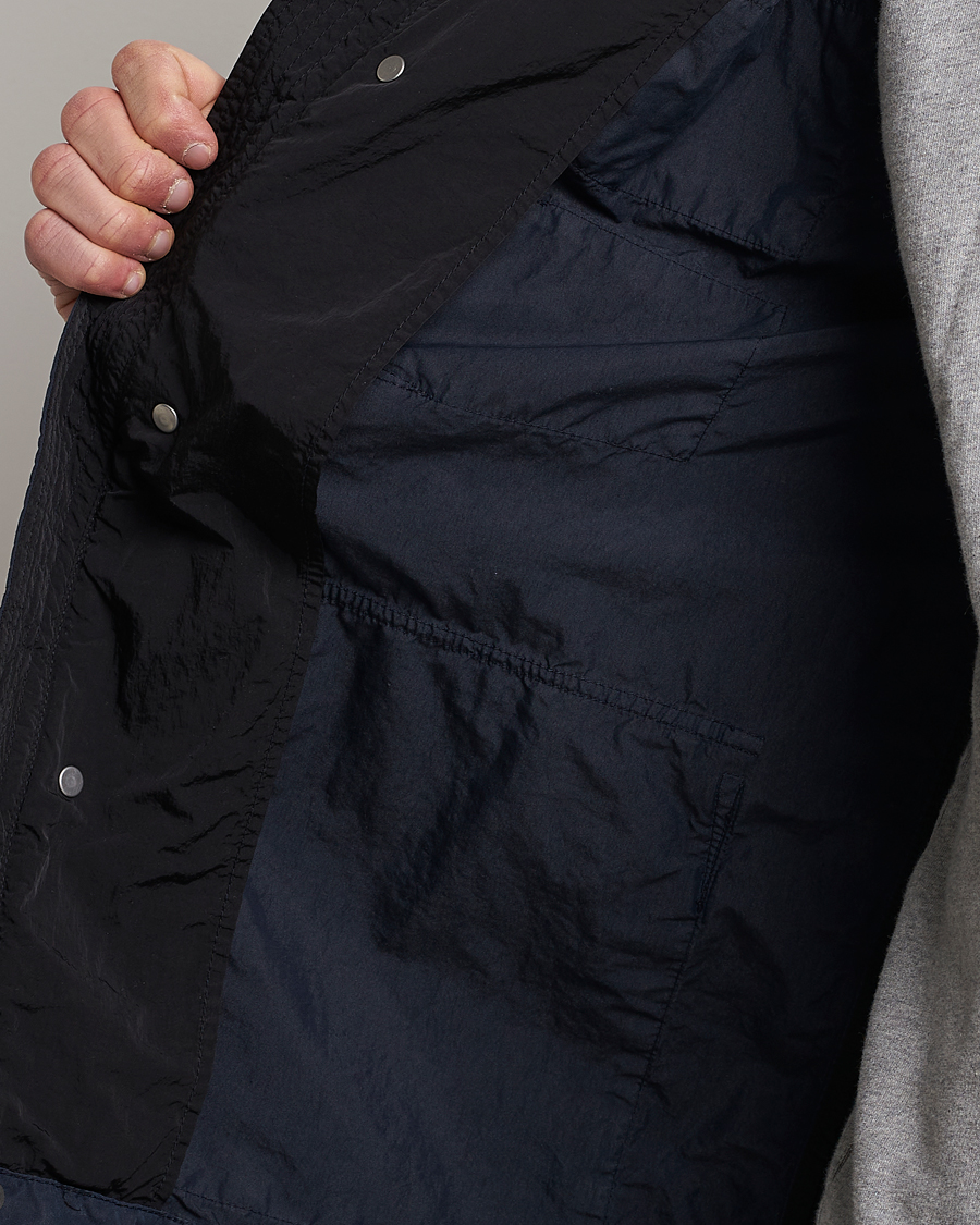 Men | Coats & Jackets | Belstaff | Deploy Cotton/Nylon Field Jacket Dark Ink/Black