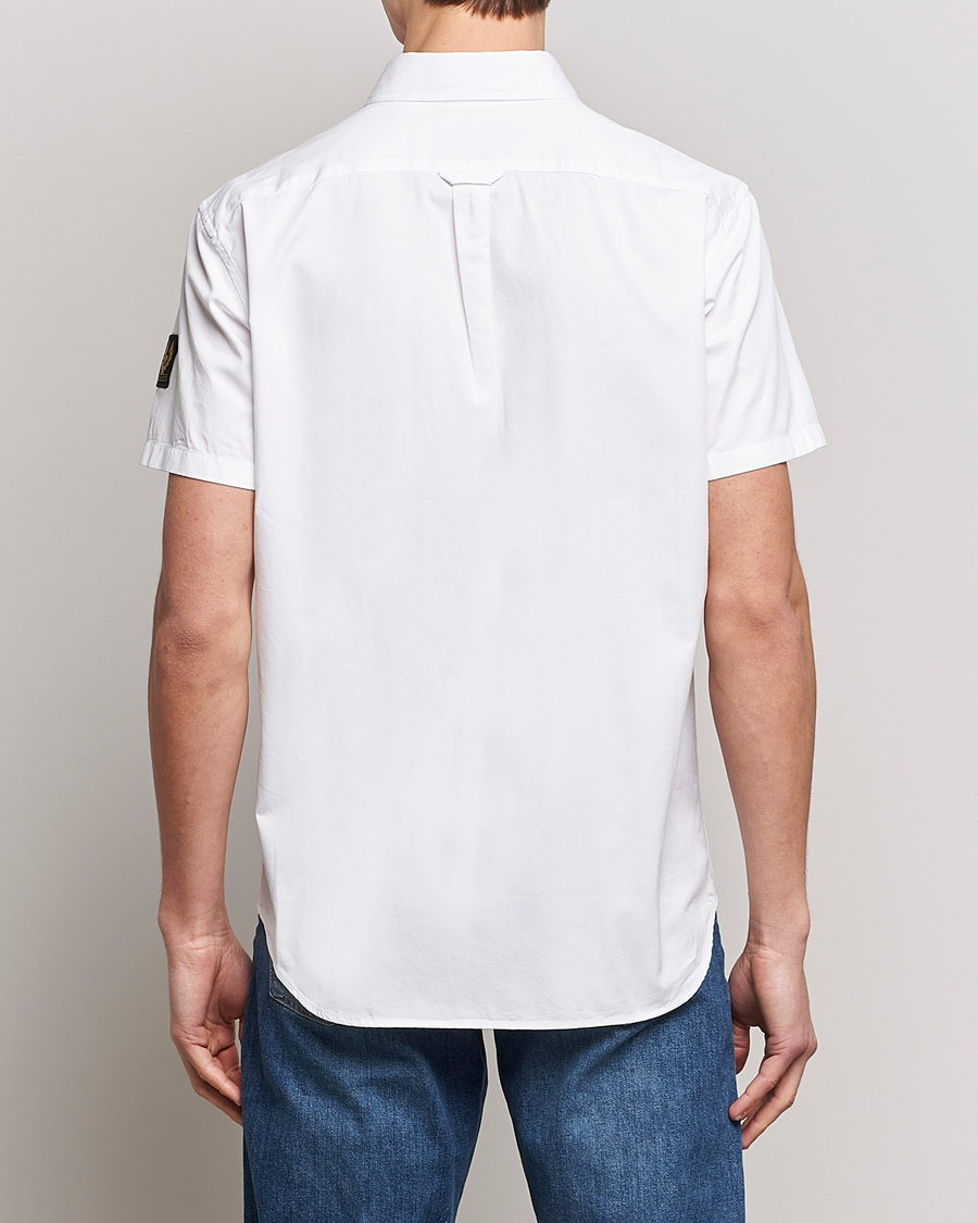 Men | Shirts | Belstaff | Short Sleeve Pitch Shirt White