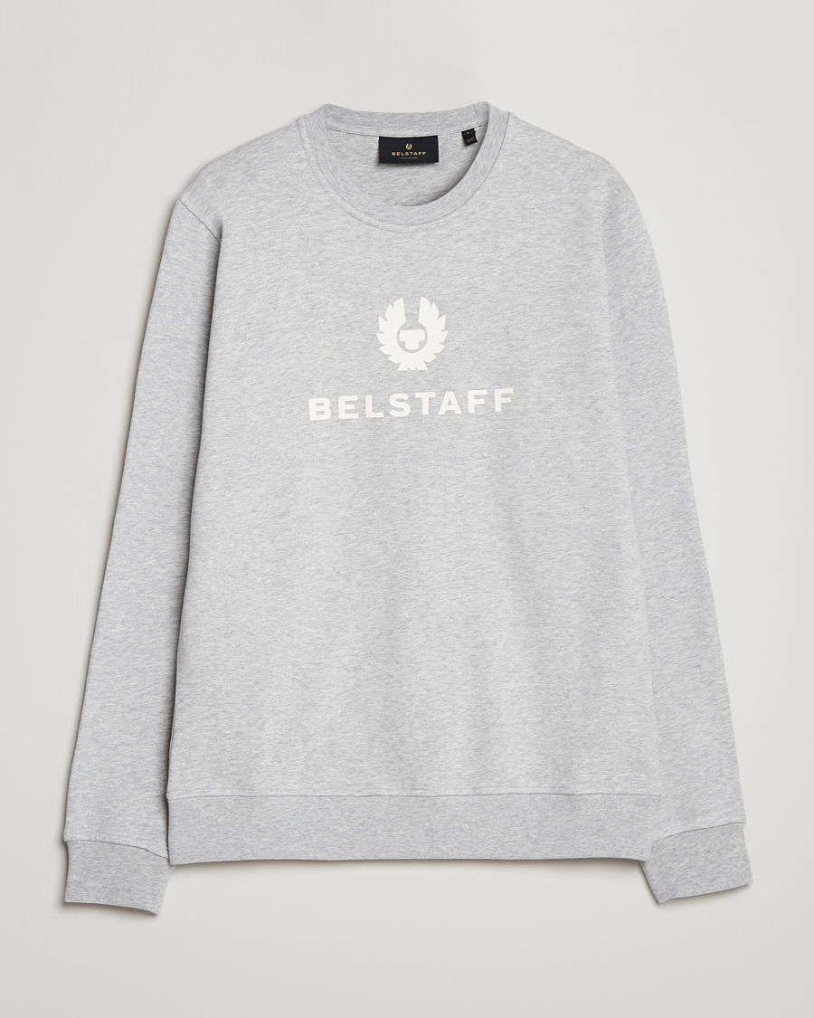 Men | Sweaters & Knitwear | Belstaff | Signature Crewneck Old Silver Heather