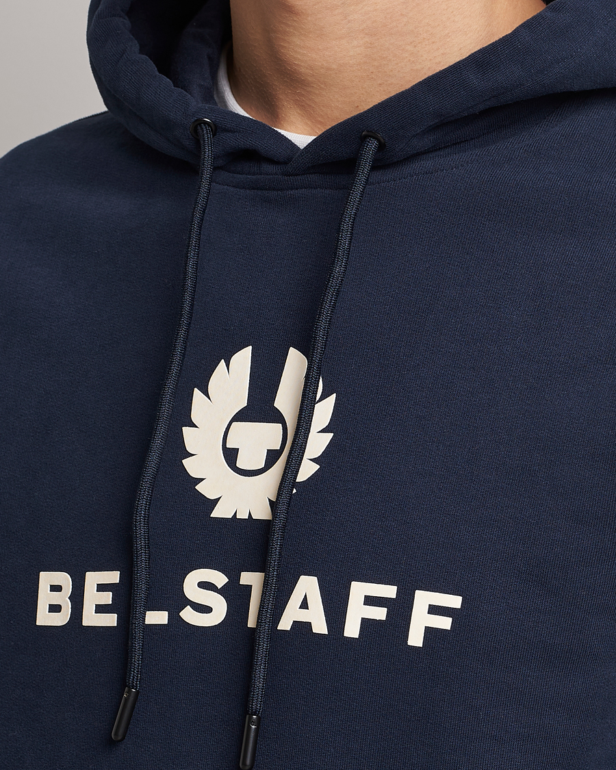 Men | Sweaters & Knitwear | Belstaff | Signature Hoodie Dark Ink