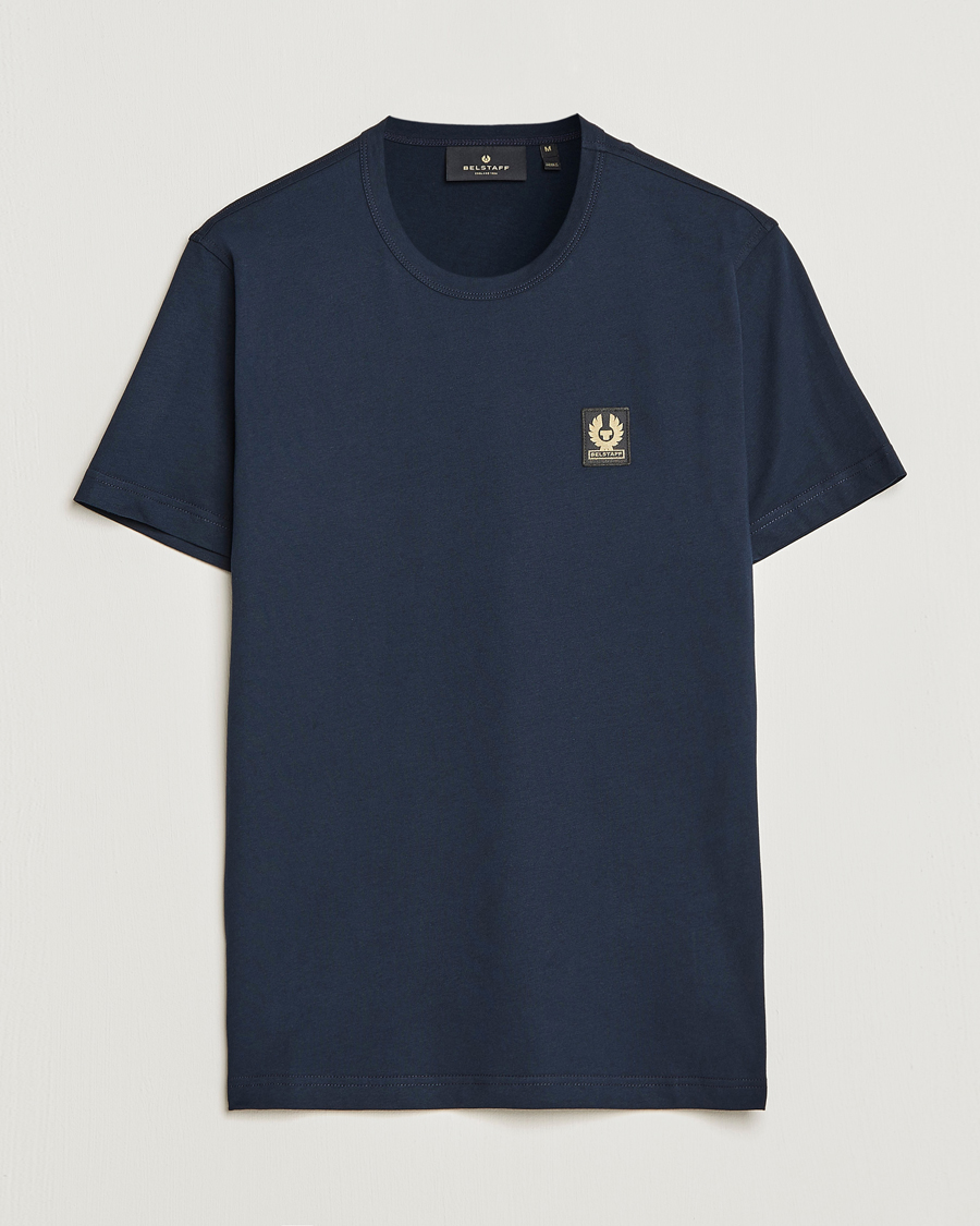 Men | T-Shirts | Belstaff | Cotton Logo T-Shirt Dark Ink