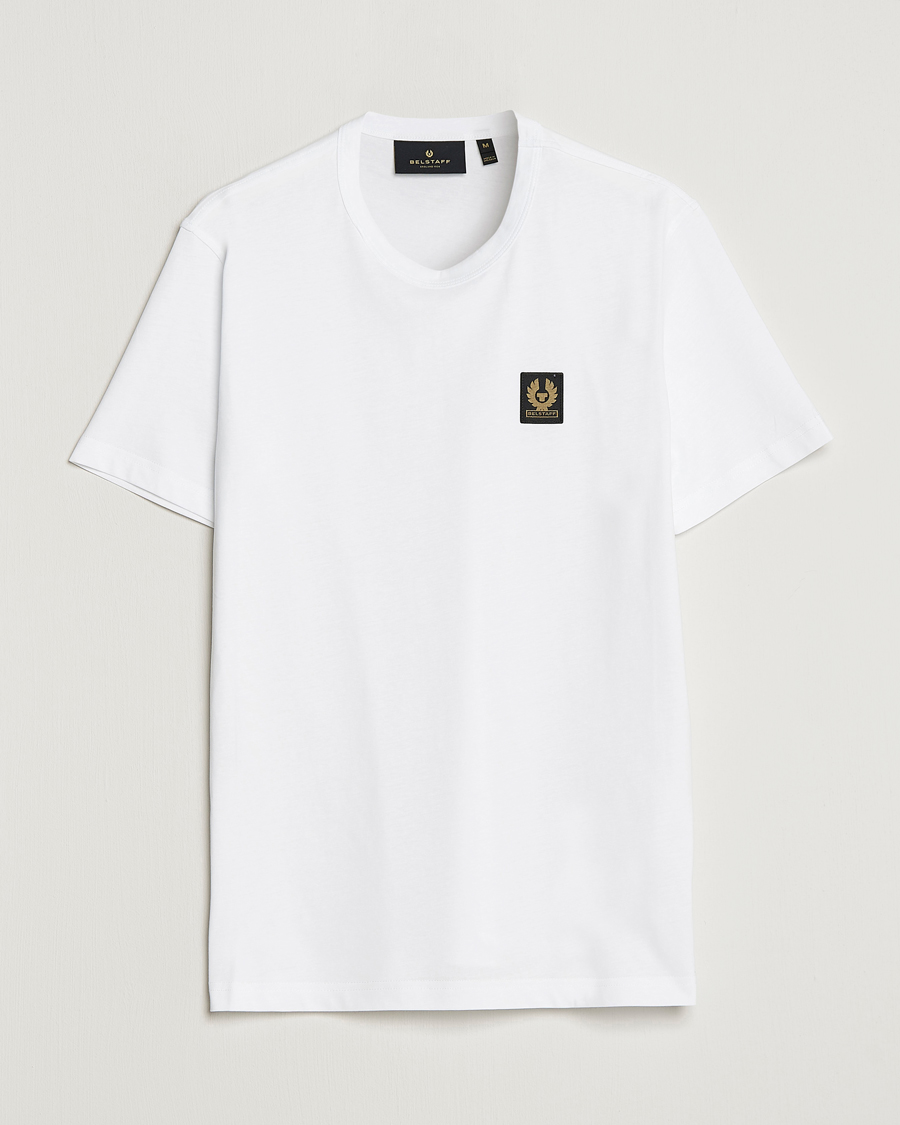 Men | T-Shirts | Belstaff | Cotton Logo T-Shirt White