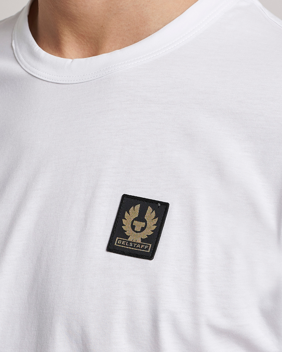 Men | T-Shirts | Belstaff | Cotton Logo T-Shirt White