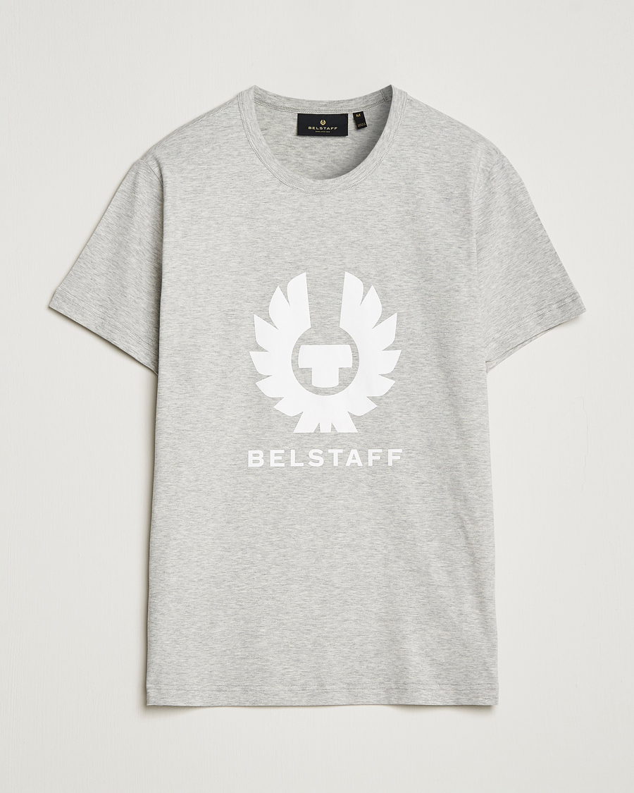 Men | T-Shirts | Belstaff | Phoenix Logo T-Shirt Old Silver Heather