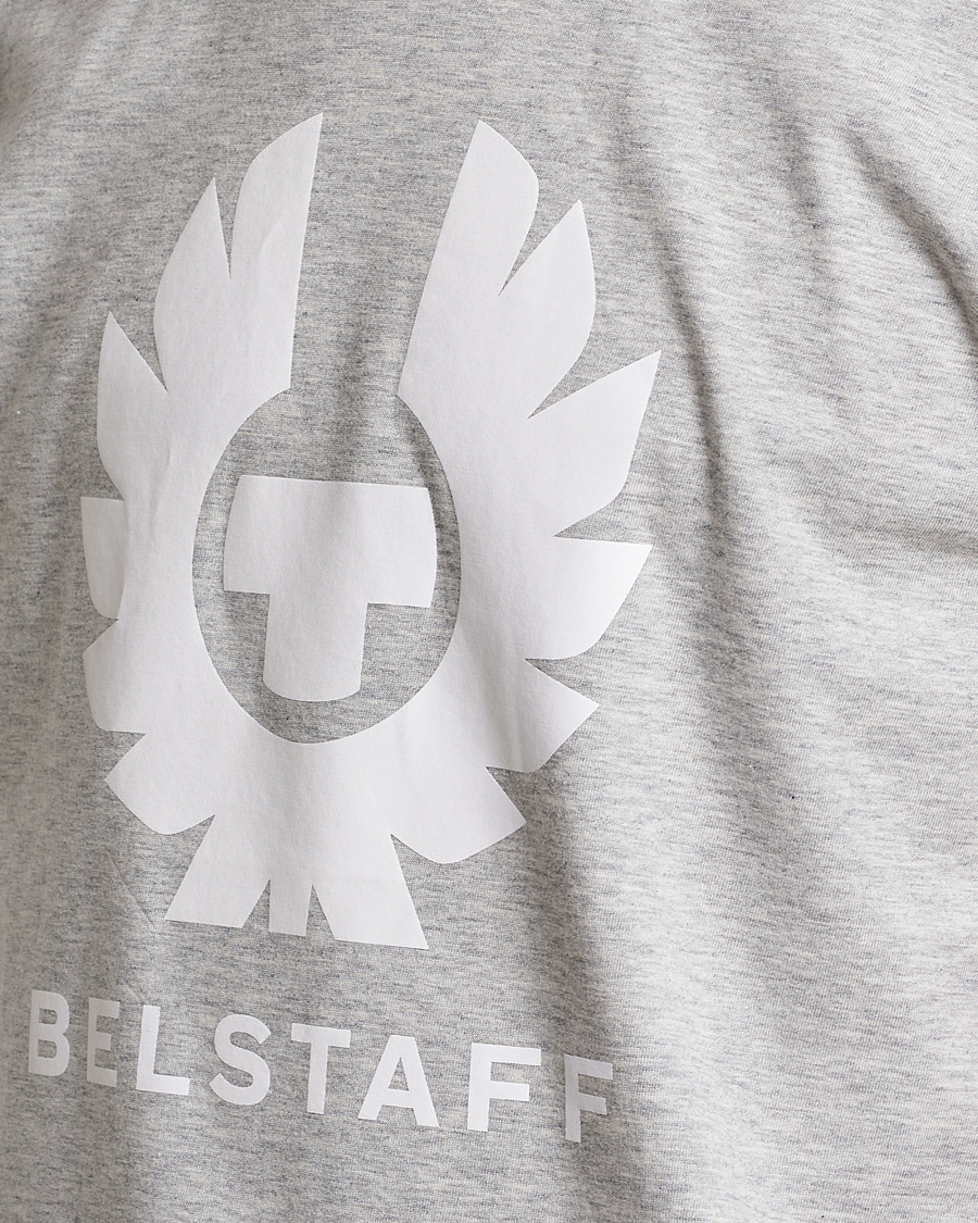 Men | T-Shirts | Belstaff | Phoenix Logo T-Shirt Old Silver Heather