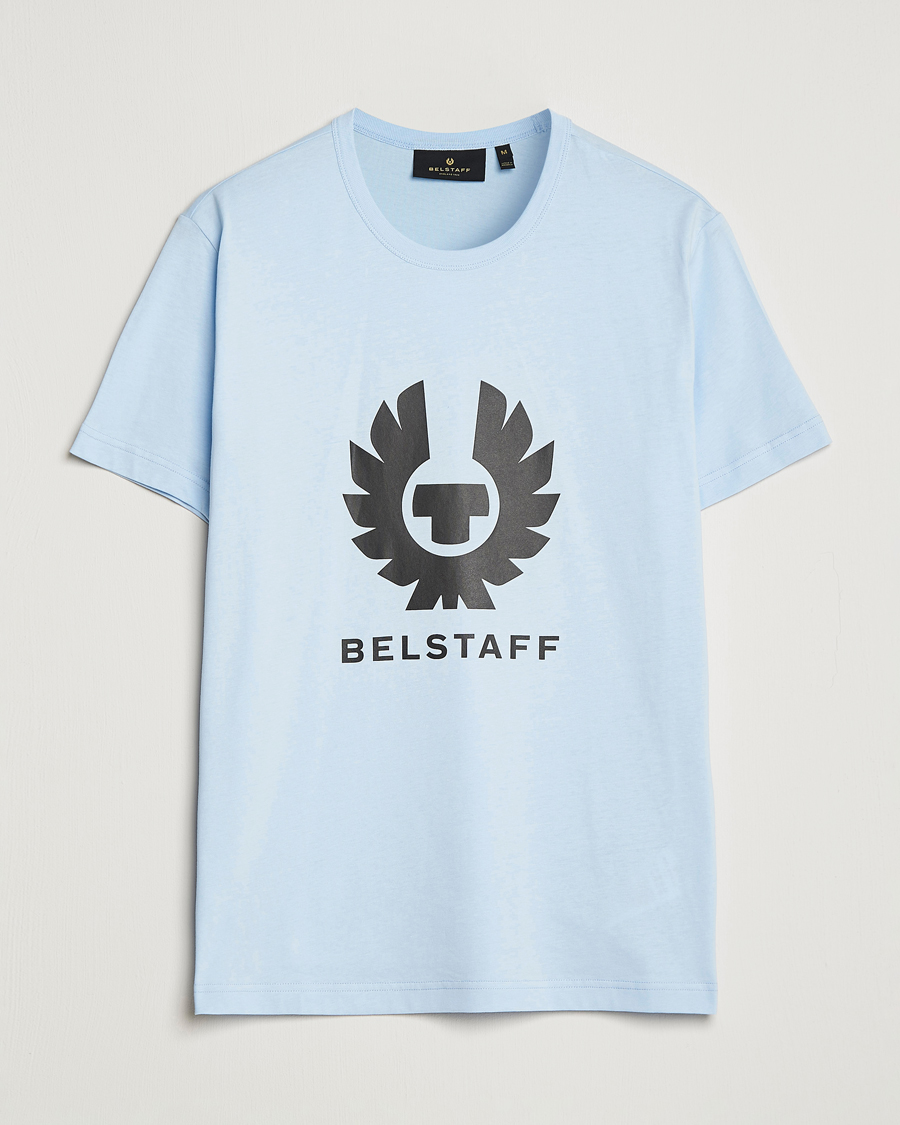 Men | T-Shirts | Belstaff | Phoenix Logo T-Shirt Sky Blue