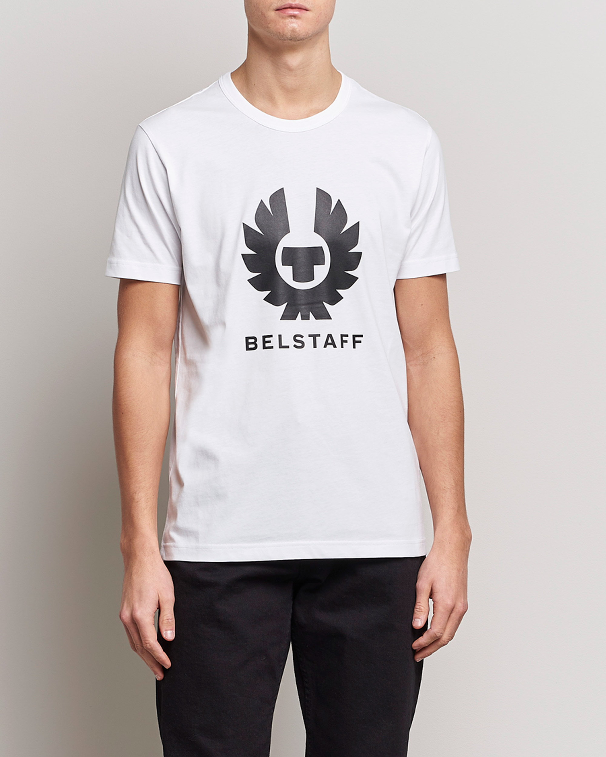 Men | Short Sleeve T-shirts | Belstaff | Phoenix Logo T-Shirt White