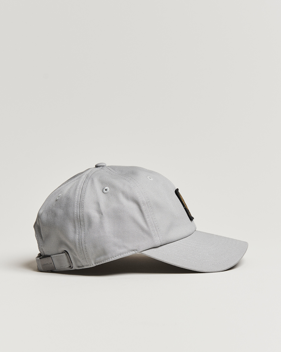 Men | Belstaff Phoenix Logo Cap Pearl Grey | Belstaff | Phoenix Logo Cap Pearl Grey