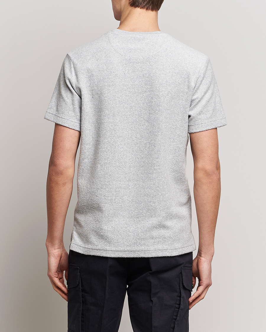 Men | T-Shirts | Belstaff | Turret Terry Logo T-Shirt Old Silver Heather
