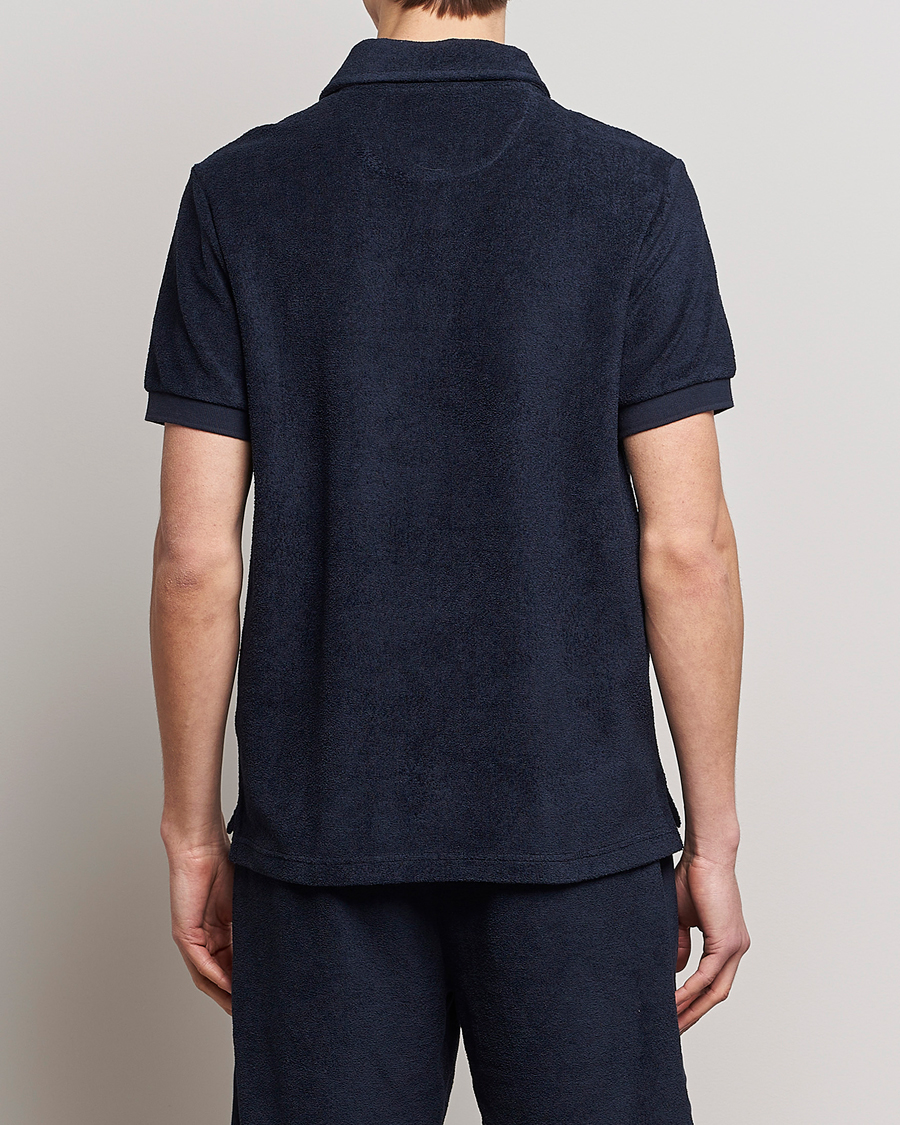 Men | Polo Shirts | Belstaff | Tether Terry Polo Dark Ink