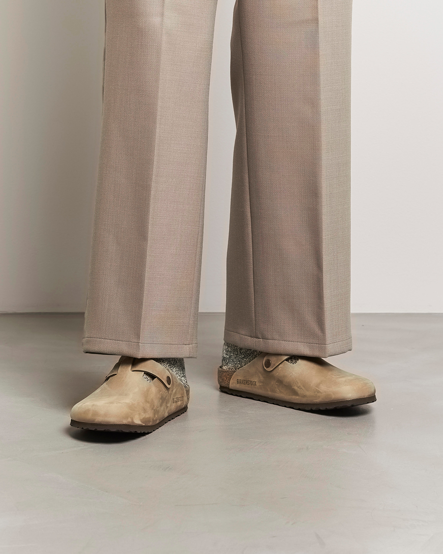 Men | Sandals & Slides | BIRKENSTOCK | Boston Classic Footbed Tabacco Oiled Leather