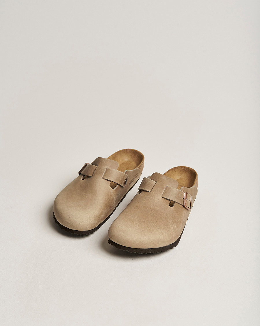 Men | Sandals & Slides | BIRKENSTOCK | Boston Classic Footbed Tobacco Oiled Leather