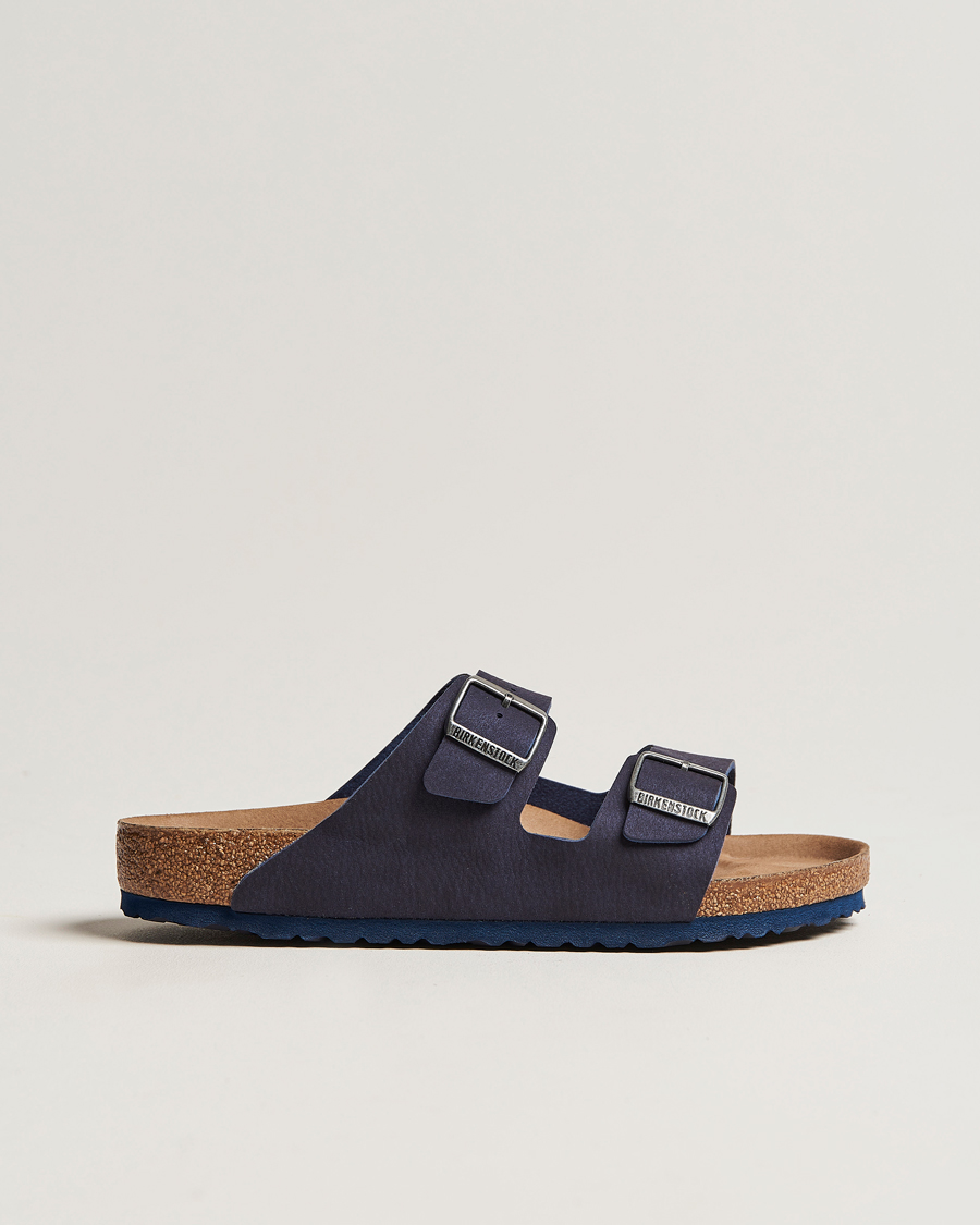 Men | Sandals & Slides | BIRKENSTOCK | Arizona Classic Vegan Indigo Blue