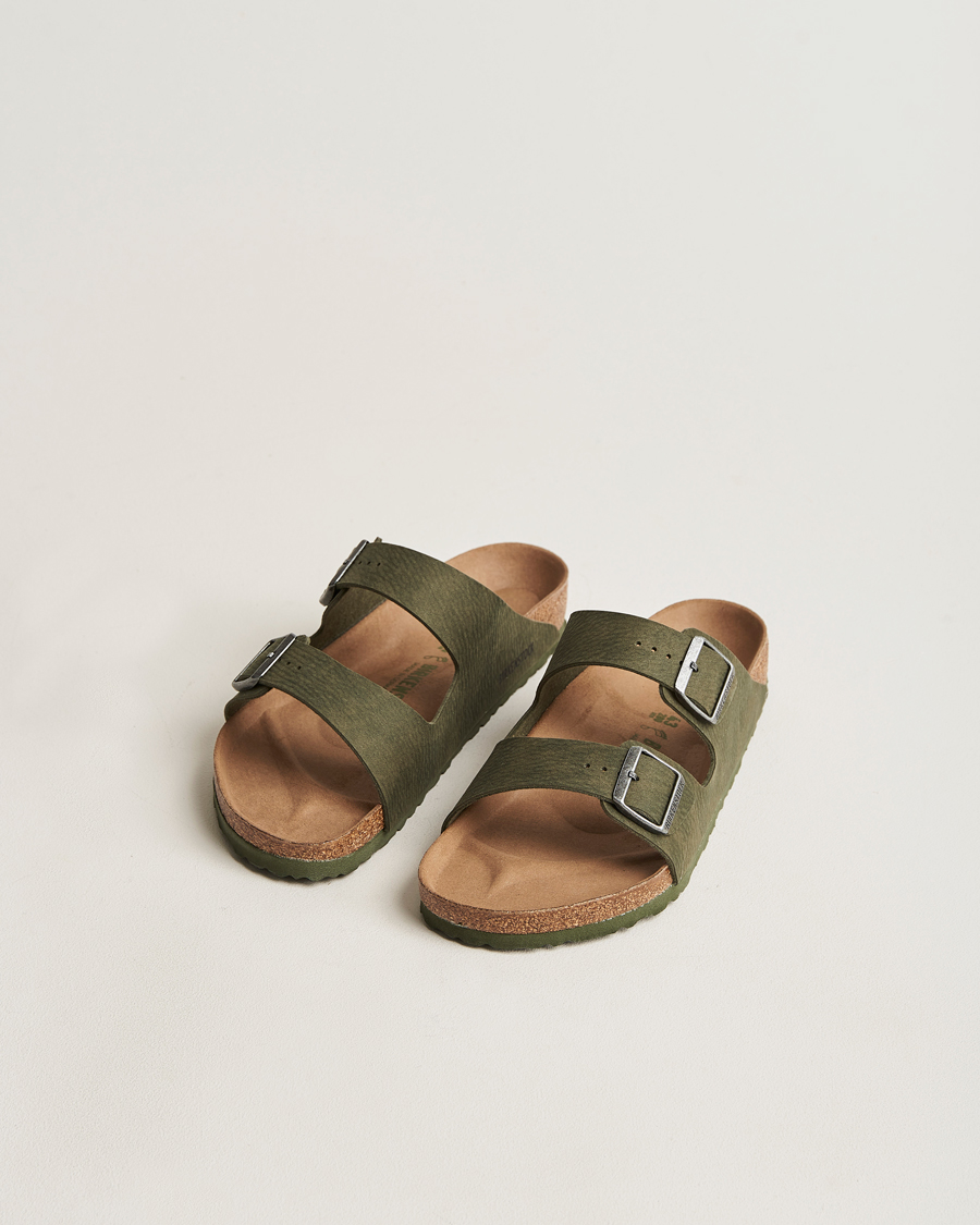 Men | Sandals & Slides | BIRKENSTOCK | Arizona Classic Vegan Thyme Green