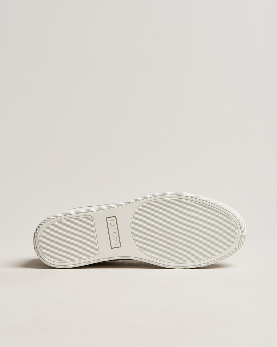 Men | Lanvin Nappa Cap Toe Sneaker Taupe | Lanvin | Nappa Cap Toe Sneaker Taupe