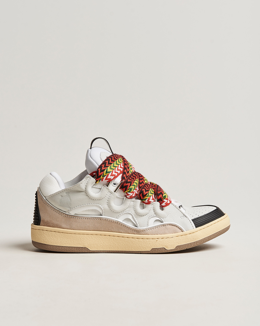 Men | Lanvin Curb Sneakers White | Lanvin | Curb Sneakers White