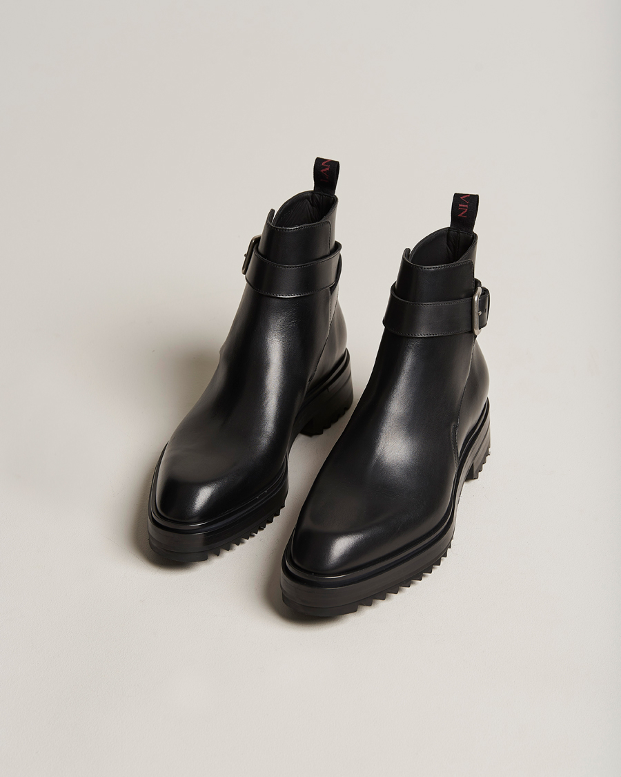 Men | Boots | Lanvin | Ankle Boots Black Calf