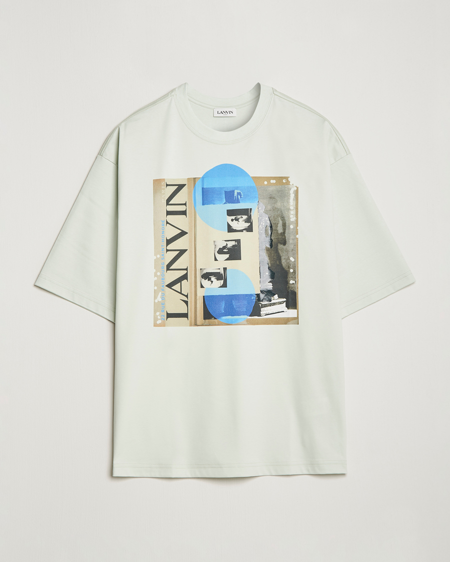 Men | T-Shirts | Lanvin | Graphic Print T-Shirt Sage