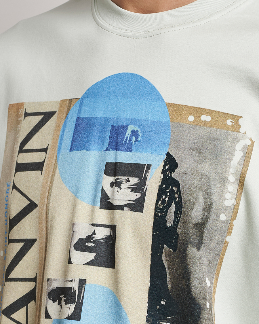 Men | T-Shirts | Lanvin | Graphic Print T-Shirt Sage