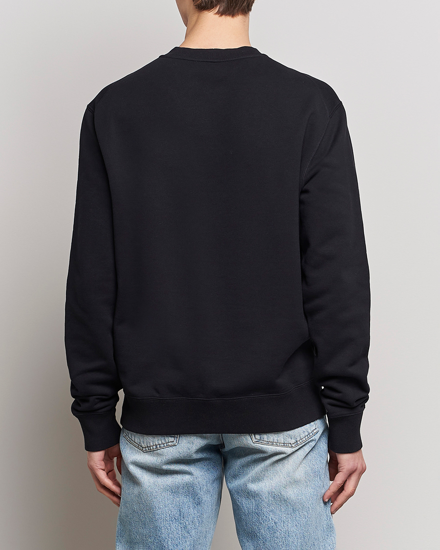 Men | Sweaters & Knitwear | Lanvin | Logo Embroidered Sweatshirt Black