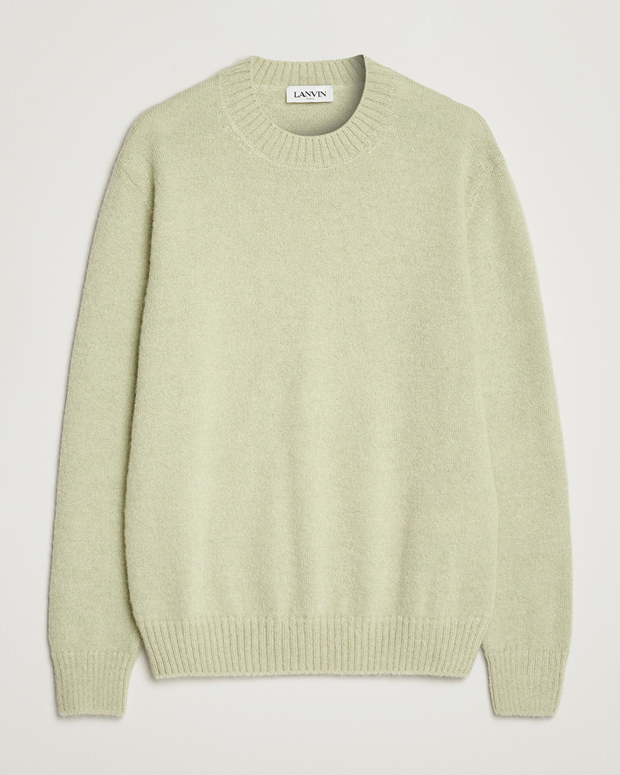 Men | Sweaters & Knitwear | Lanvin | Brushed Mohair Sweater Sage