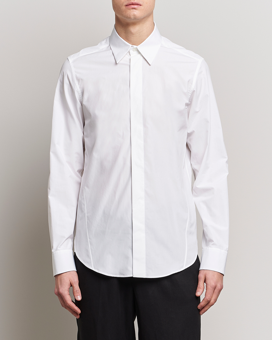 Men |  | Lanvin | Slim Fit Poplin Shirt White