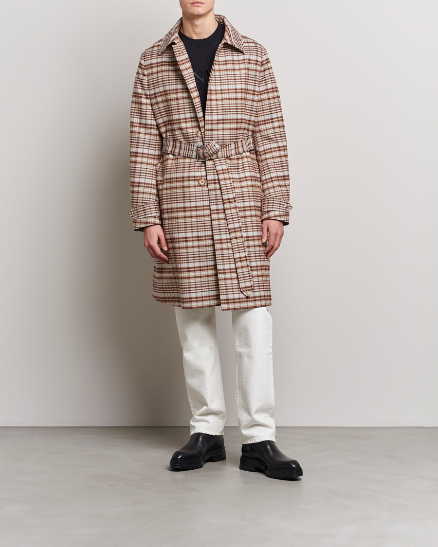 Men | Coats & Jackets | Lanvin | Belted Coat Tan