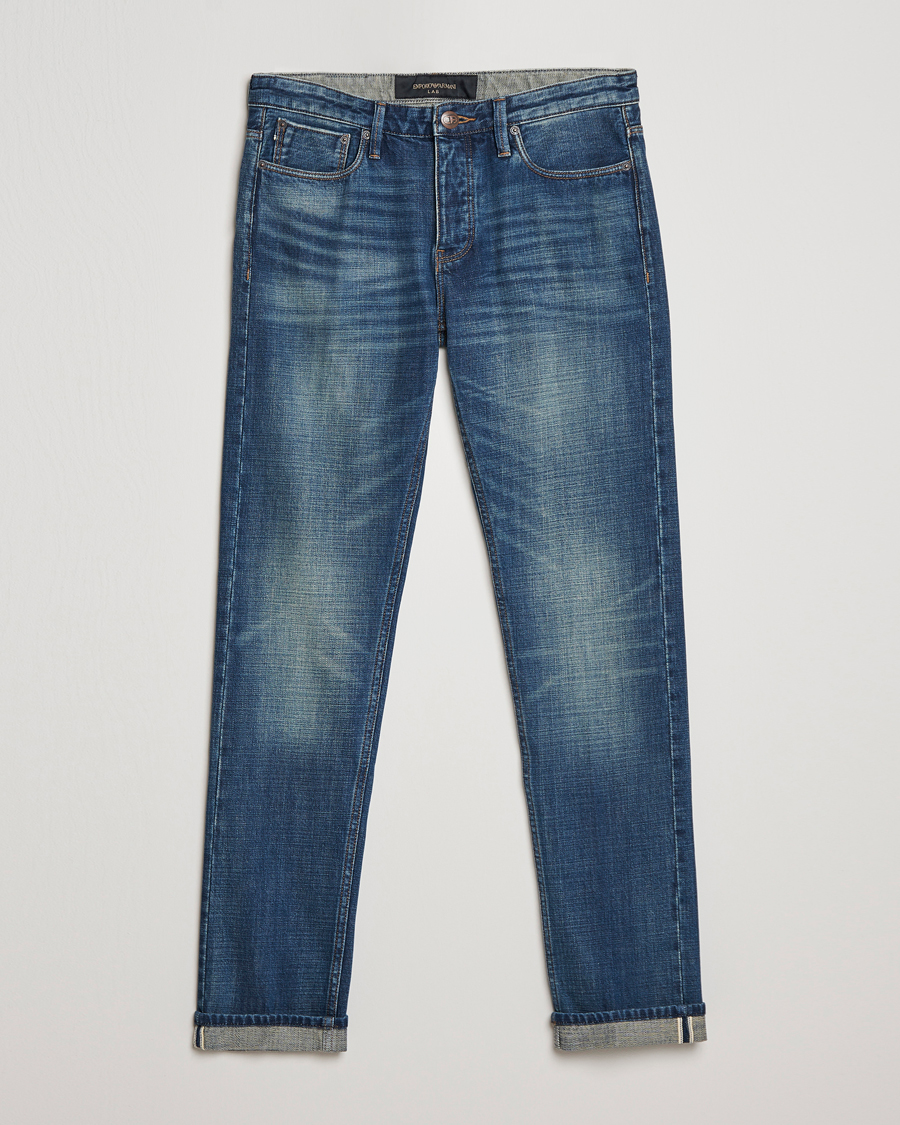Men | Jeans | Emporio Armani | Slim Fit Jeans Vintage Blue