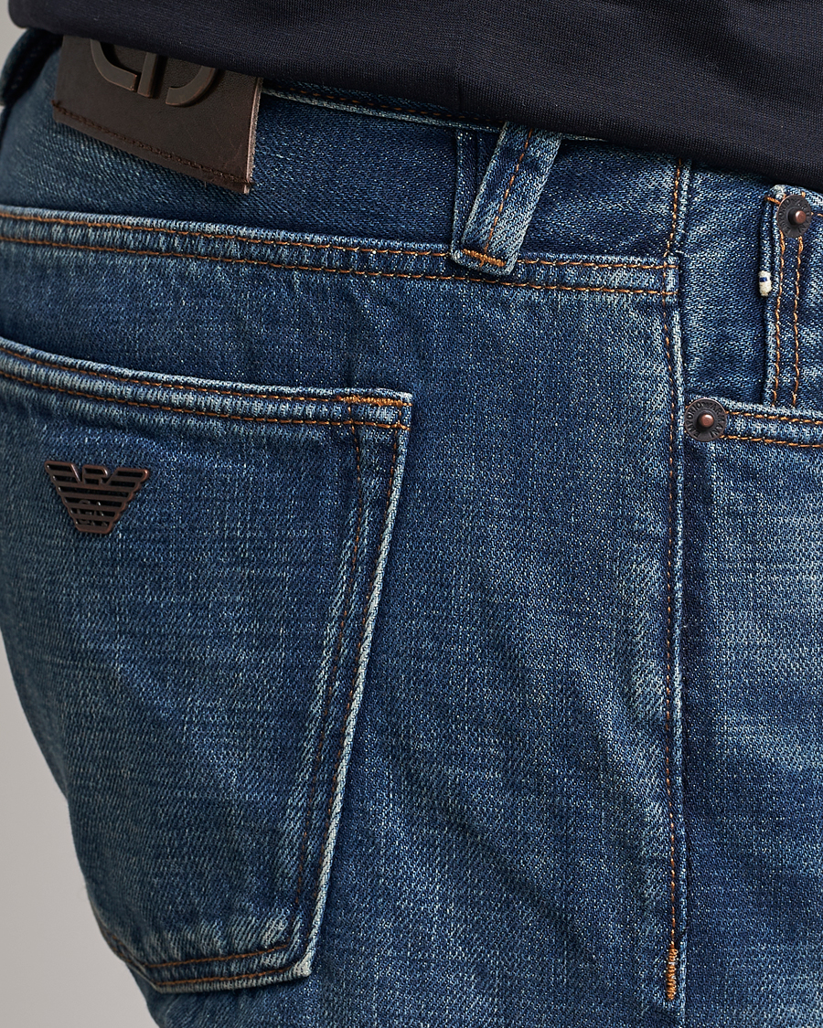 Men | Jeans | Emporio Armani | Slim Fit Jeans Vintage Blue