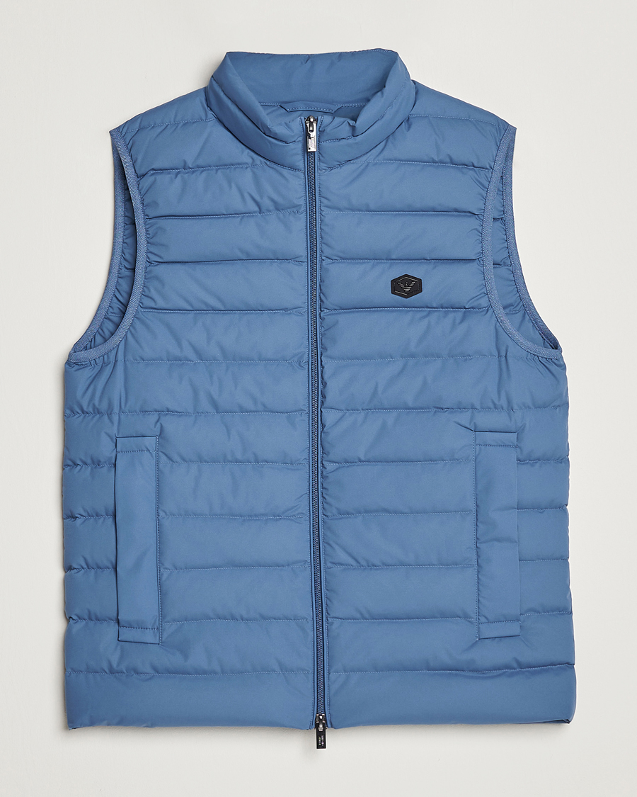 Men | Gilets | Emporio Armani | Light Vest Blue
