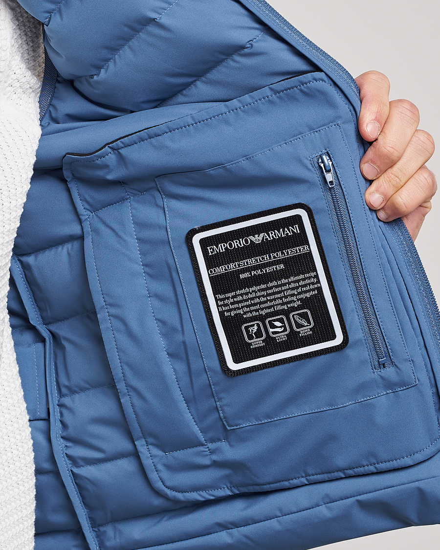 Men | Gilets | Emporio Armani | Light Vest Blue