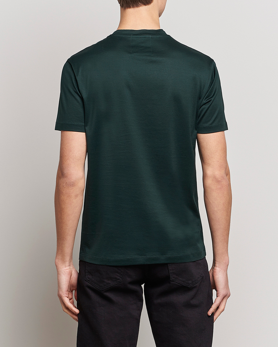 Men | T-Shirts | Emporio Armani | Tencel T-Shirt Green