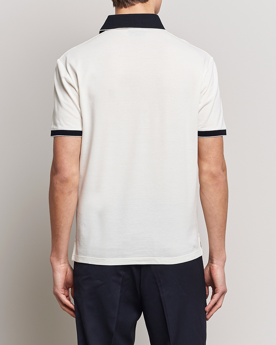 Men | Polo Shirts | Emporio Armani | Contrast Polo White