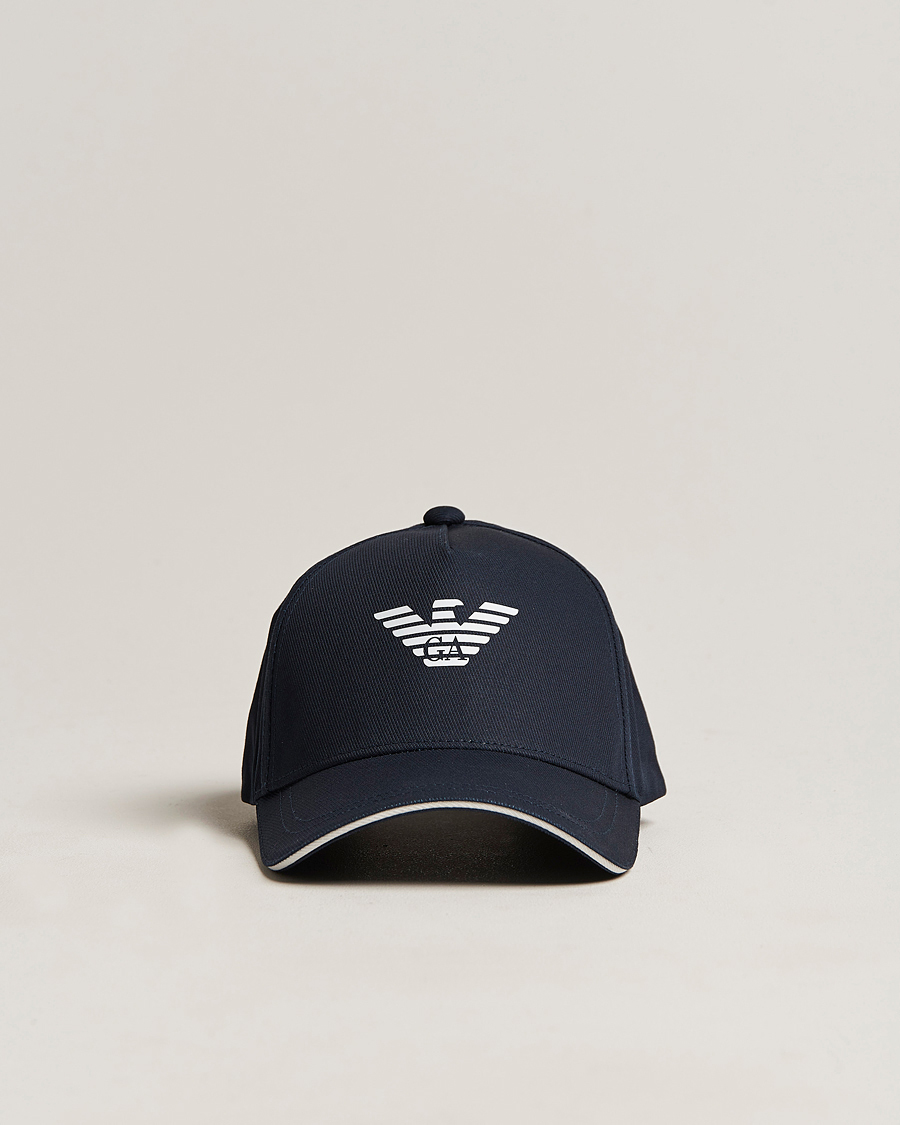 Men | Emporio Armani Cotton Cap Navy | Emporio Armani | Cotton Cap Navy