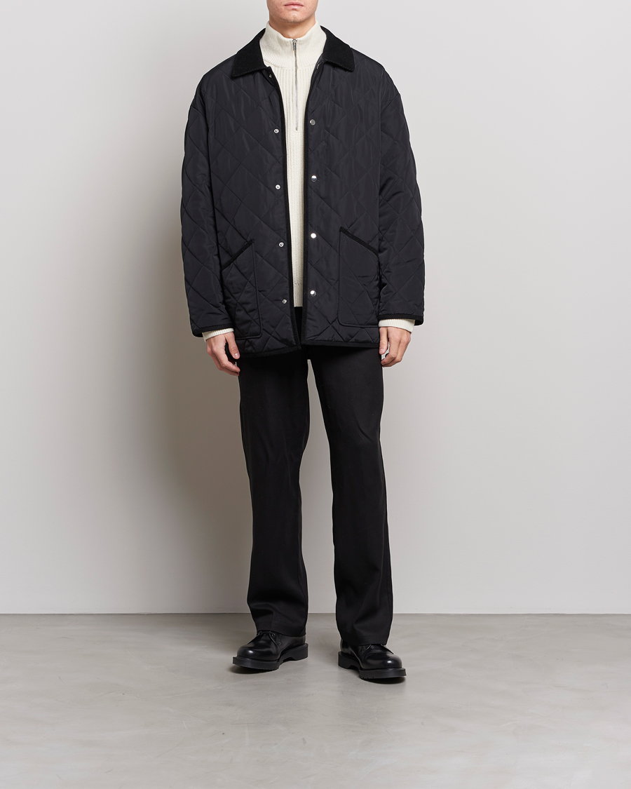 Men | Coats & Jackets | Filippa K | Reversible Quilted Jacket Black