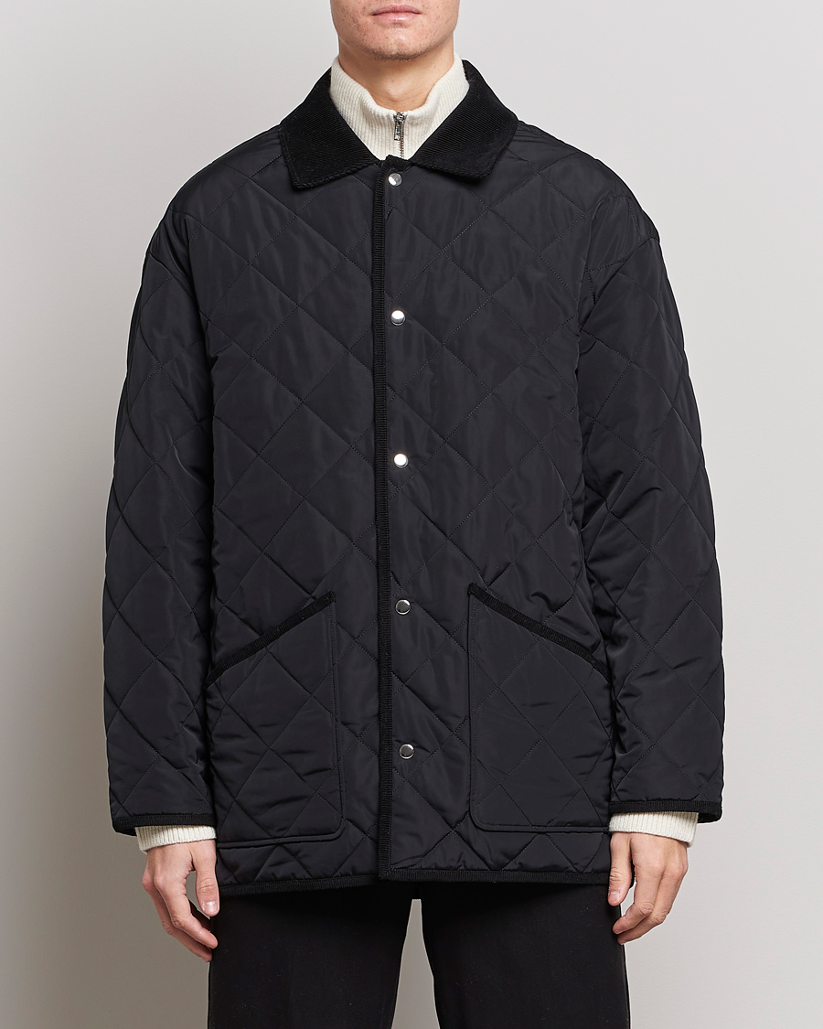 Men | Autumn Jackets | Filippa K | Reversible Quilted Jacket Black