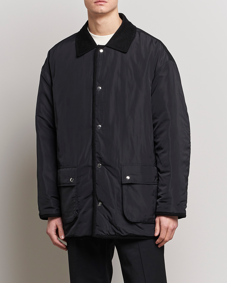 Men | Coats & Jackets | Filippa K | Reversible Quilted Jacket Black