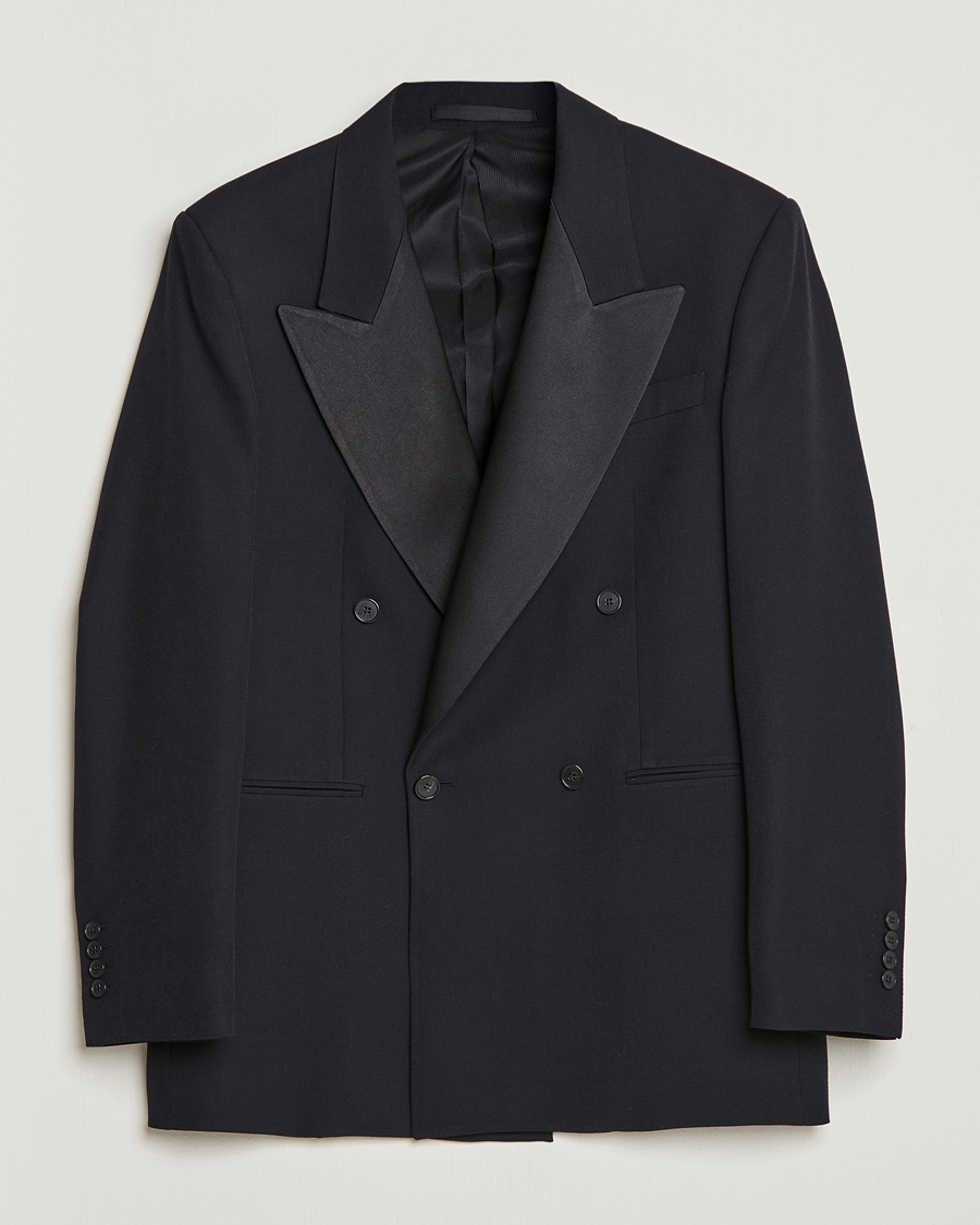 Men | Blazers | Filippa K | Tuxedo Blazer Black